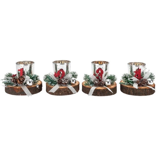 Adventskerzenständer 4er set - adventskerzenständer, 4er-set