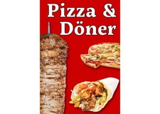 Aufkleber Pizza & Döner