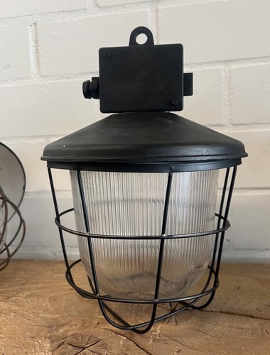 Bunkerlampe schwarz matt loft - matt,