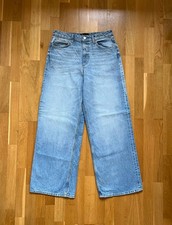 Jeans ASOS DESIGN Denim Hose Damen weites Bein (NP: 49€), Blau, Gr. 36