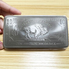 10 oz Titanbarren Büffel (American Buffalo Titan Barren Titanium Unze Unzen) NEU
