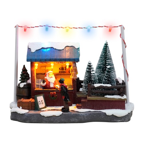Led weihnachts dorf szene - weihnachts,