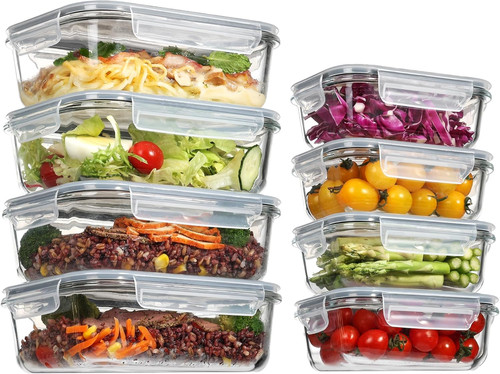 Vtopmart glass containers with - vtopmart,