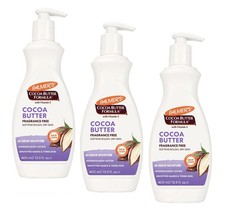 Palmers Cocoa Butter FRAGRANCE FREE Body Lotion 3x 400ml (insgesamt 1,2L)