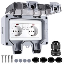 IP66 Outdoor Wandsteckdose