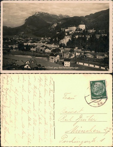 Ansichtskarte kufstein bahnhof - kufstein,