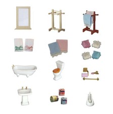 Miniatur Deko Badezimmer