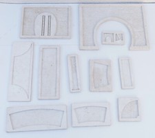 Spörle 11 Stk diverse Gipsformen / Silikonformen für Modellbau