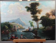 Antikes Ölgemälde (Öl auf