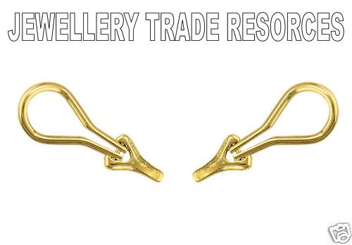 Gelbgold ohrring ohrclip - 18,