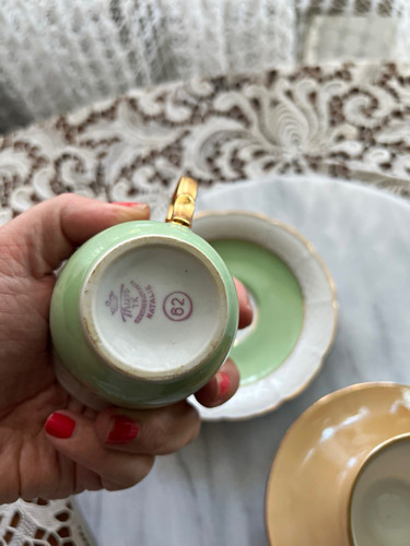 Thun porzellan kaffeetasse - 2x,