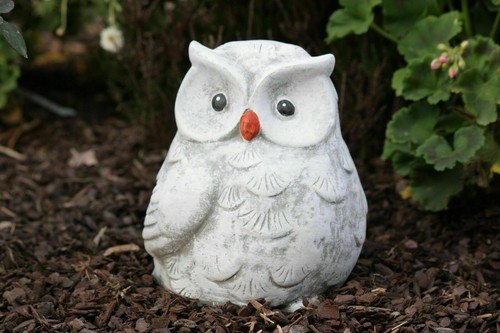 Frostfeste steinfigur eule - frostfeste,