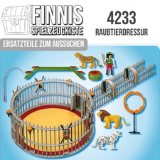 Playmobil 4233 Raubtierdressur Zirkus Manege Dompteur Löwe Tiger Zoo Fun Life