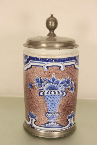 Barocker fayence walzenkrug - barocker,