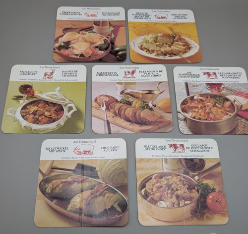Vintage rezeptkarten 70er - 17,