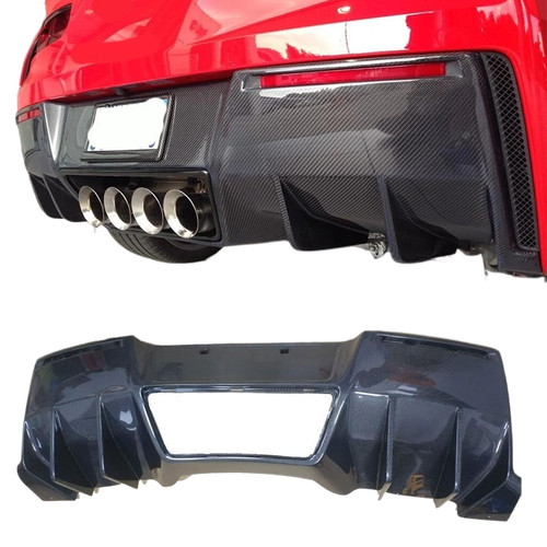 Real carbon fiber rear - carbon,