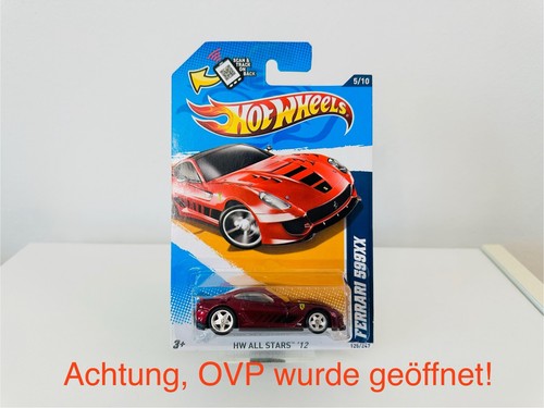 Hot wheels ferrari 599xx - wheels, rot