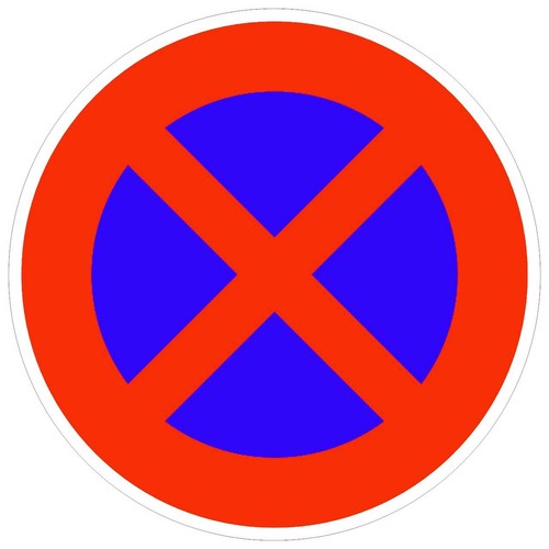 Aufkleber parkverbot - aufkleber,