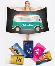 Badetuch Handtuch mit Name