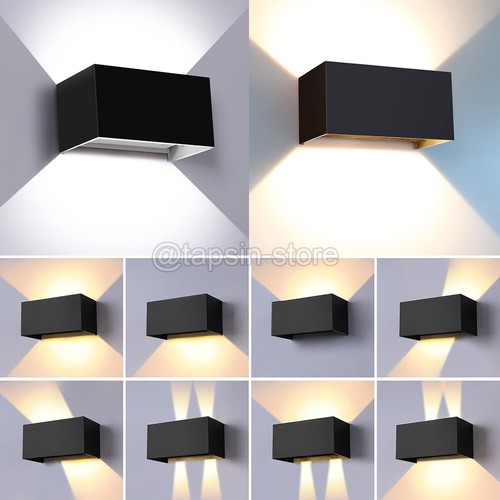 12w wandlampe rechteck würfel - rechteck,