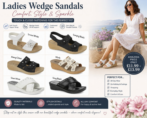 Damen keilabsatz sandalen - damen,
