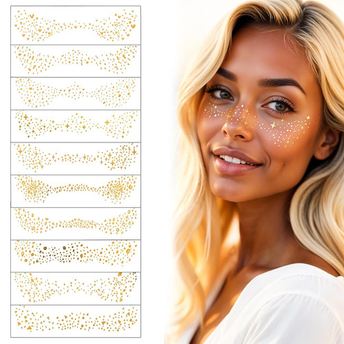 Glitzer gesicht sommersprossen - gesicht,