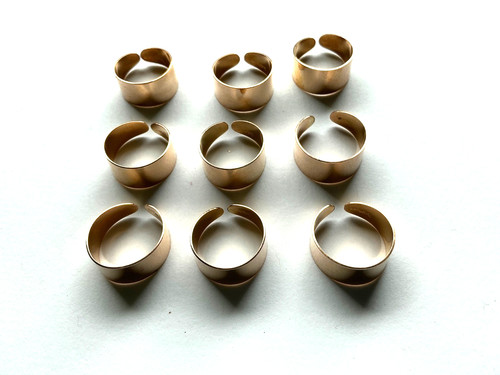 Set ringe goldfarben - set,