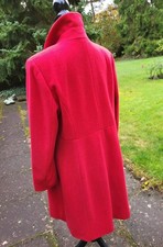 Damen Kurzmantel  Woll/Kaschmir  rot Gr.  44 Amy Vermont Länge 1.00m Neu !