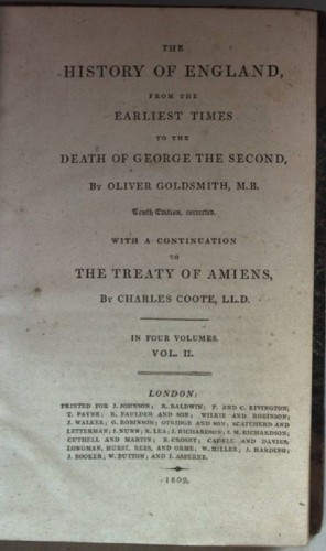 The history england from - the,