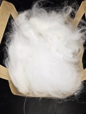 100% Weiße Angora Rohwolle