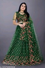 Grün Lehenga Choli Bollywood