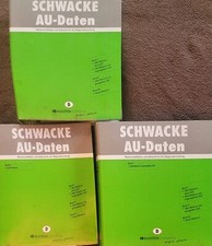 Schwacke AU Daten in 3 Bänden- Motoreinstelldaten und Sollwerte für die AU