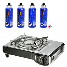 Enders Campingkocher Nelson Kartuschen Gaskocher inkl. 4x Gaskartusche 227g