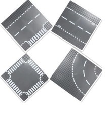 5 Stück Straße Bauplatte