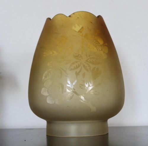 Petroleumlampe tulpe glas - tulpe,