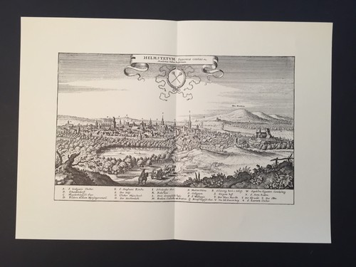 Helmstedt kupferstich merian - helmstedt,