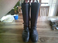 Belstaff Stiefel Damen Boots Damenstiefel schwarz-Netzgitter-- EU 39 top