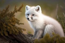 Wandbild: kleiner flauschiger