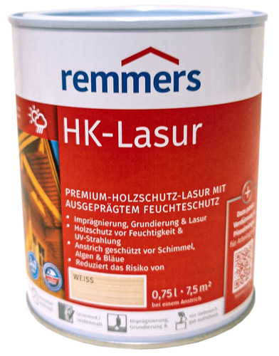 Lasur weiss außen - weiss, remmers