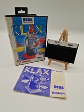 Klax - Sega Master System - OVP mit Anleitung Cartridge Modul Spiel Game 