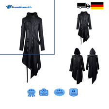 Steampunk Gothic Jacke Schwarz