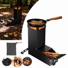 BBQ Raketenofen Rocketstove Campingkocher Holzofen Kocher Oven mit Tragetasche