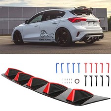 Auto Heck Stoßstangen Diffusor Heckdiffusor Lippe Hinten für Ford Focus MK2 MK3