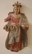 Antikes Holzrelief –