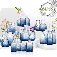 Glass Vases 24 Stück Mini