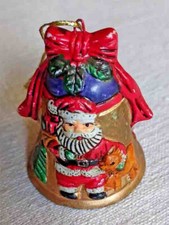 Glocke Weihnachtsmann Keramik