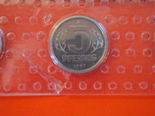 5 Pfennig Pf. 1987 A der DDR
