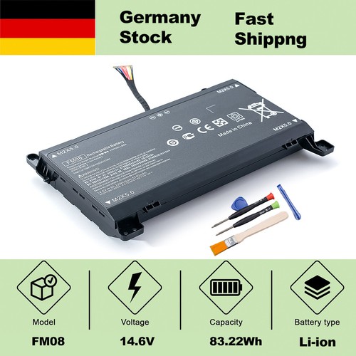 Fm08 laptop akku - laptop, 83,22wh/86wh