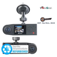NavGear Full-HD-Dashcam mit 2 Kameras, Versandrückläufer