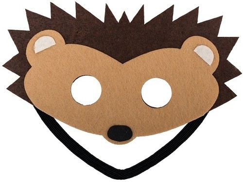 Filzmaske igel wald herbst - igel,